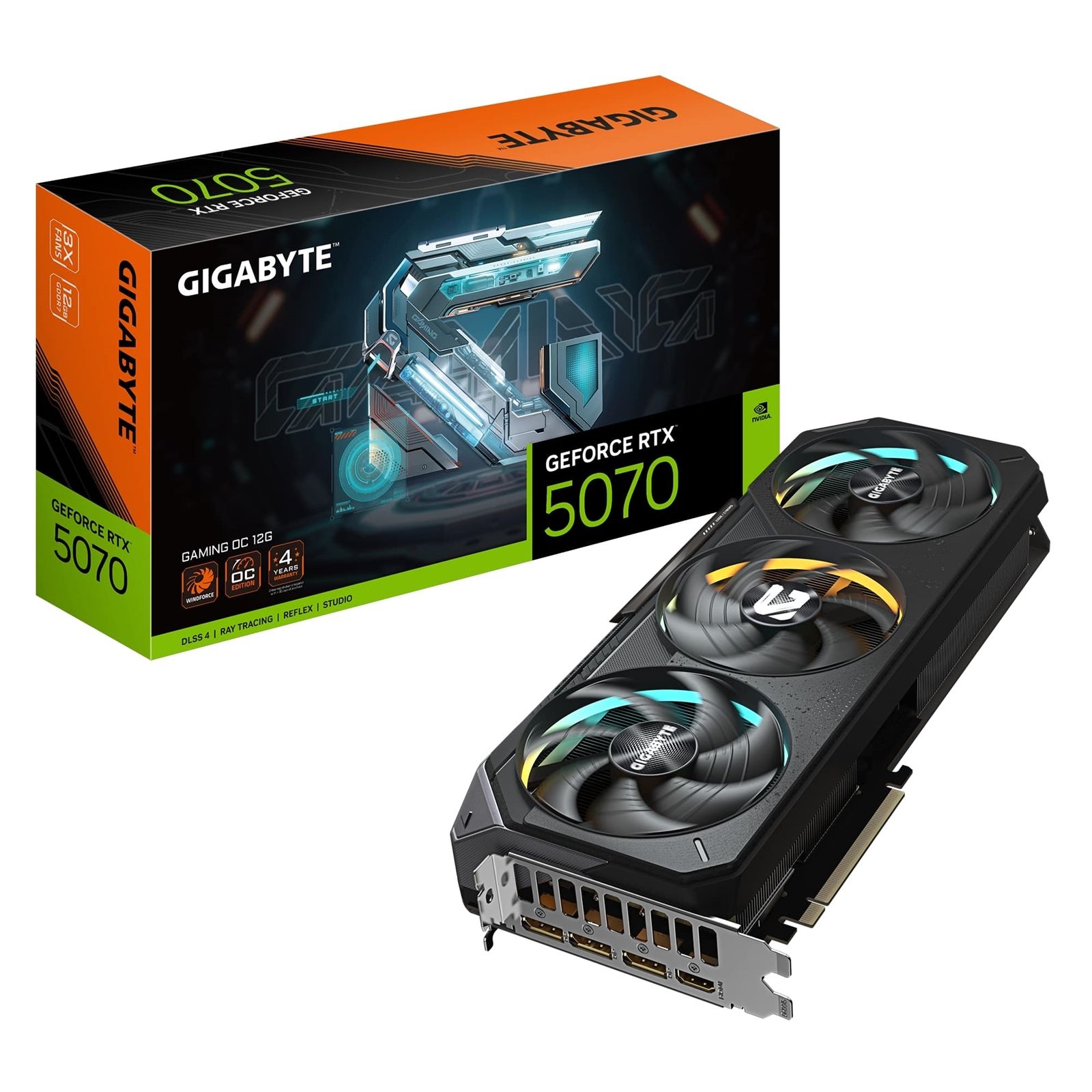 Gigabyte NVIDIA GeForce RTX 5070 GAMING OC - 12GB GDDR7