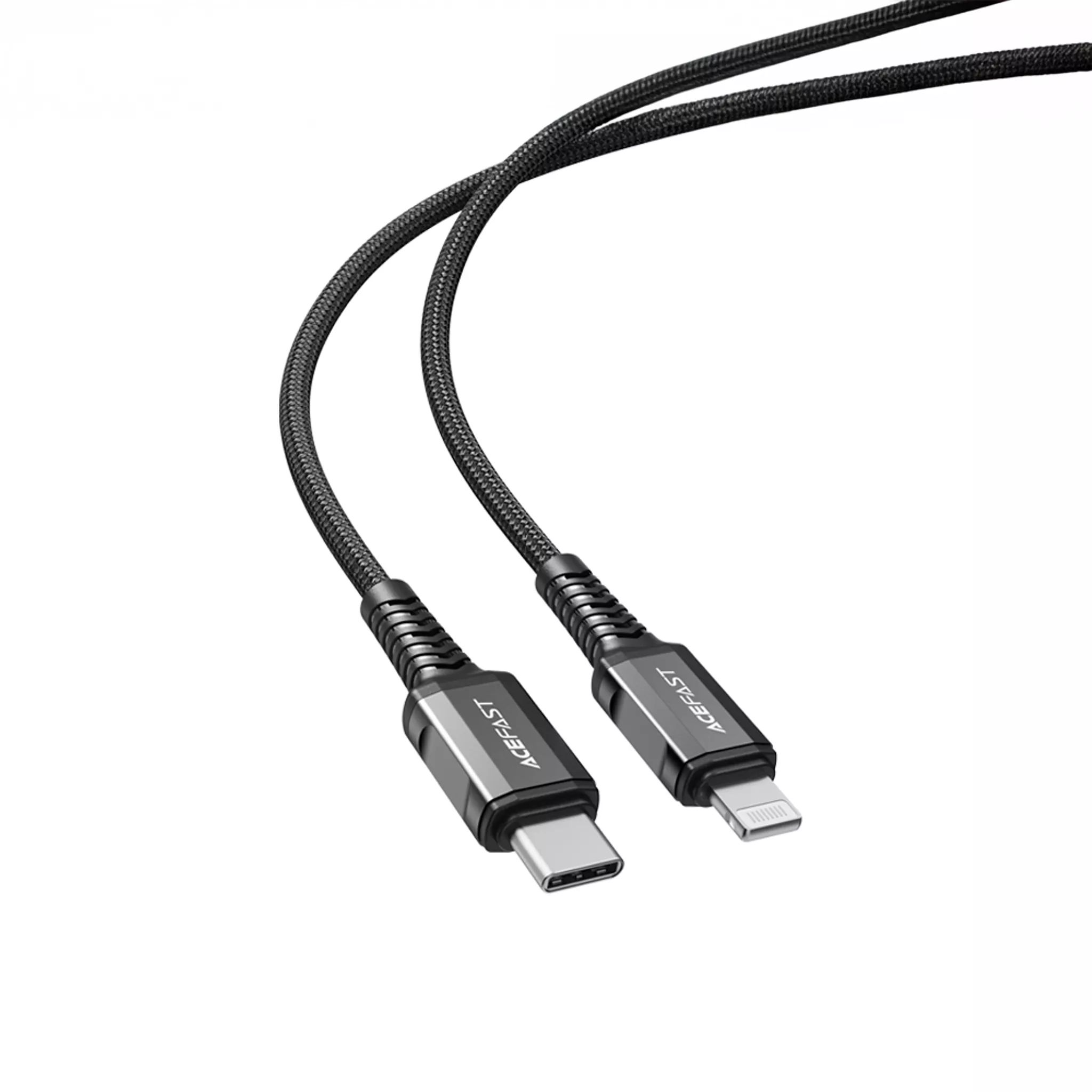 1.2m (30W) Power Delivery - Type C to MFI Lightning Braided Cable