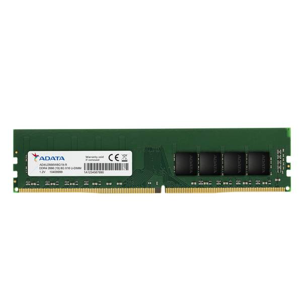 Adata Premier AD4U266616G19-SGN 16GB (1x 16GB) U-DIMM System Memory, 2666MHz, DDR4, CL19