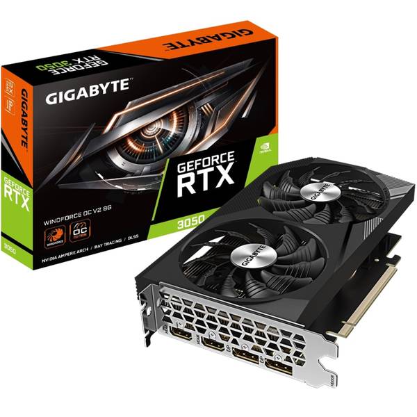 Gigabyte NVIDIA GeForce RTX 3050 WINDFORCE OC V2 - 8GB GDDR6