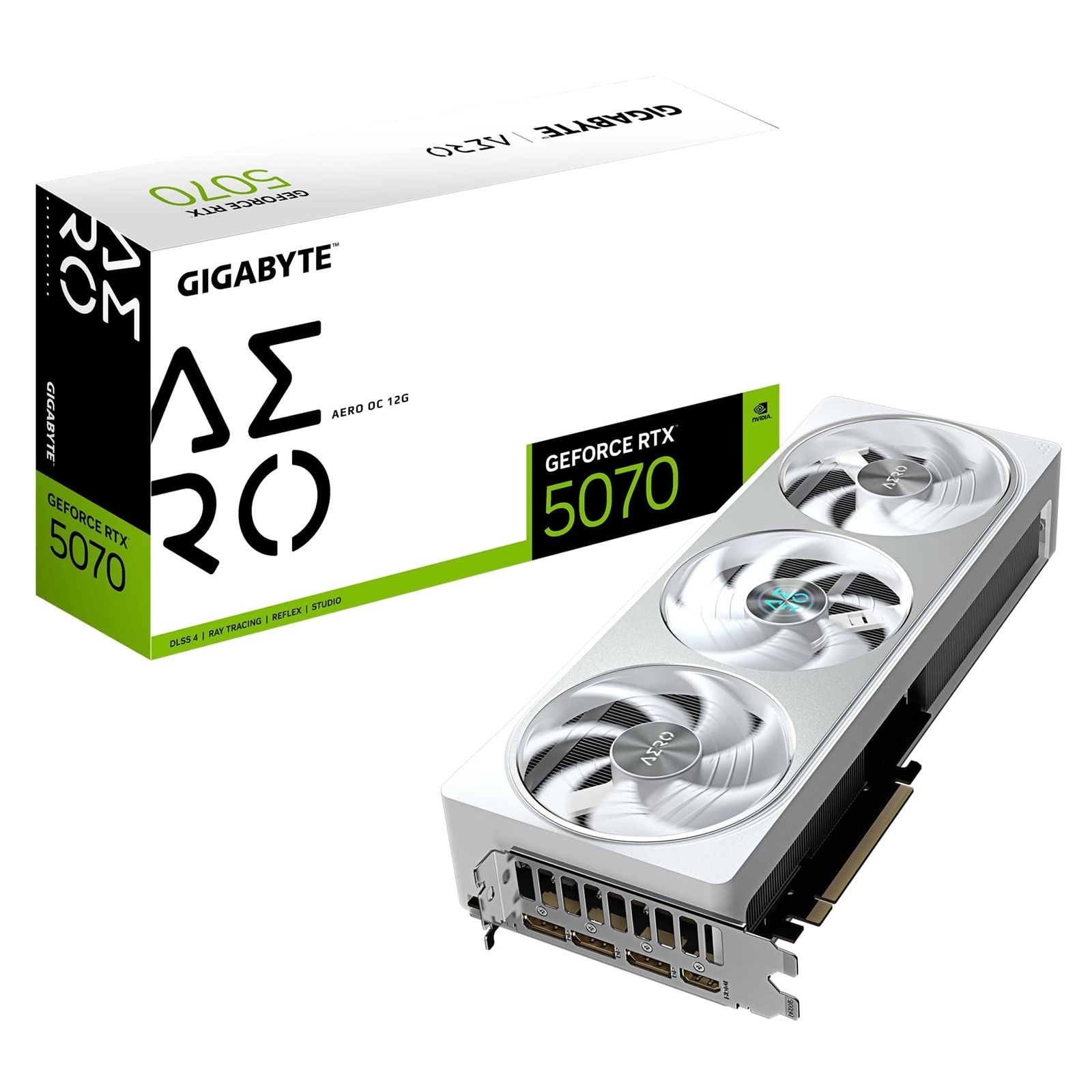 Gigabyte NVIDIA GeForce RTX 5070 AERO OC - 12GB GDDR7