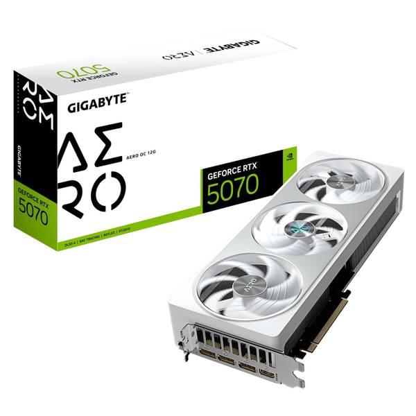 Gigabyte NVIDIA GeForce RTX 5070 AERO OC - 12GB GDDR7