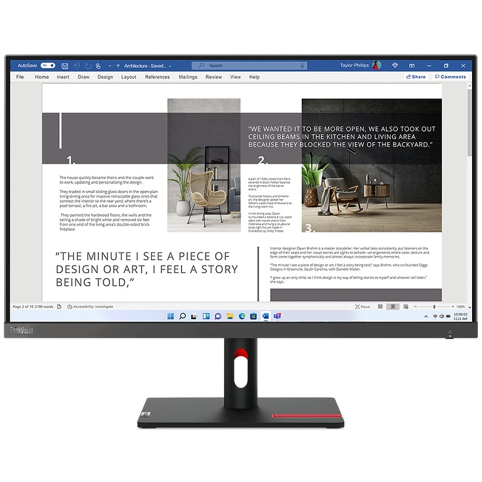 Lenovo ThinkVision S27i-30 - IPS - FHD - 100Hz