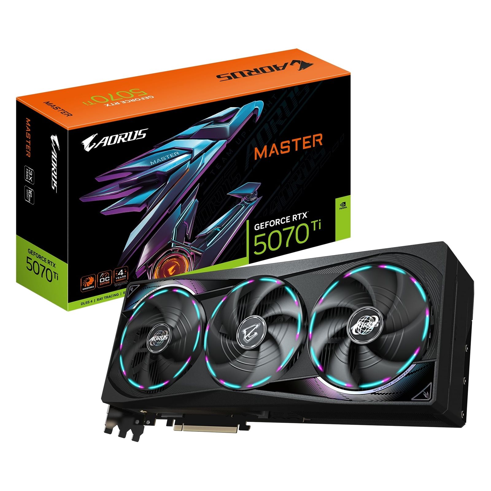 Gigabyte NVIDIA GeForce RTX 5070 Ti AORUS MASTER - 16GB GDDR7