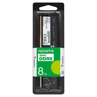 ADATA (SDADA-AD5U560GS) 8GB (1x 8GB) DDR5 5600 U-DIMM Memory, 5600MHz, CL46, 1.1V, Limited Lifetime Warranty