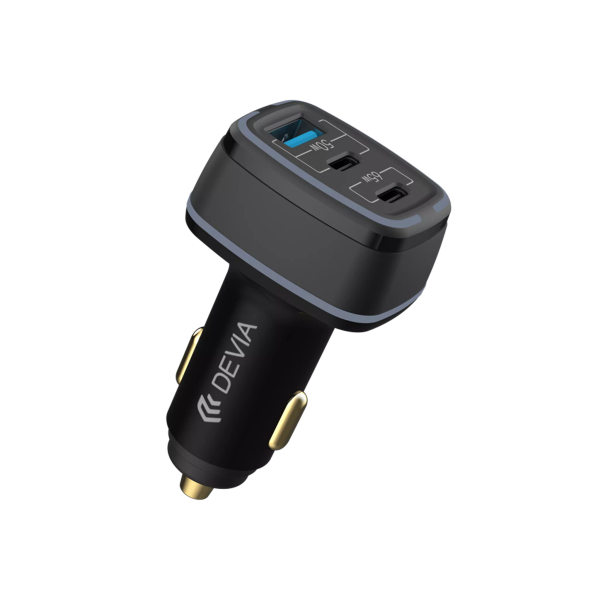 115W Power Delivery Dual USB-C & 30W USB Port Car Adapter