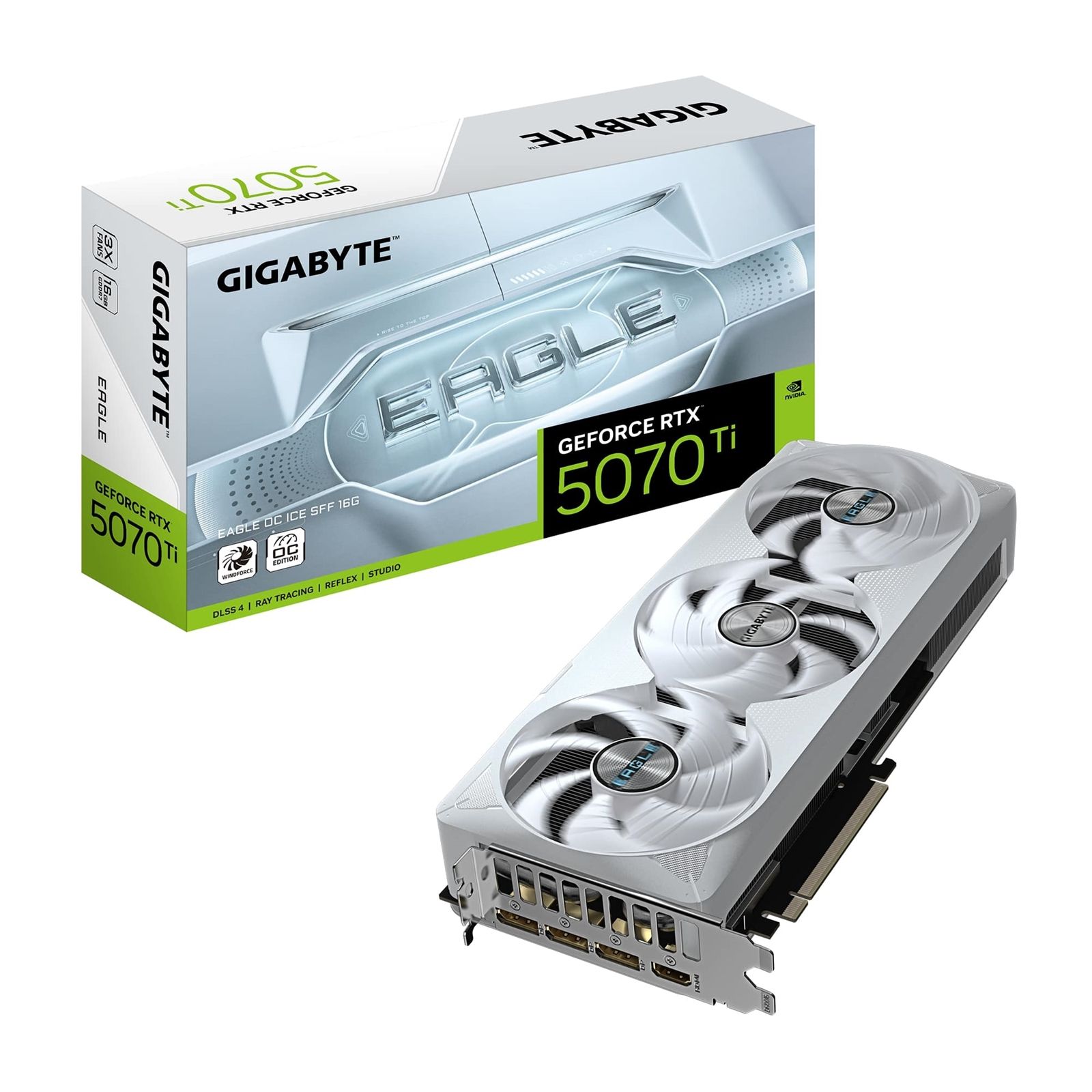 Gigabyte NVIDIA GeForce RTX 5070 Ti EAGLE OC ICE SFF - 16GB GDDR7