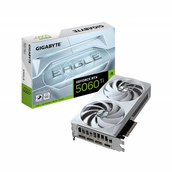 Gigabyte NVIDIA GeForce RTX 5060 Ti EAGLE OC ICE - 16GB GDDR7