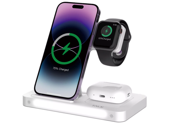 15W Foldable Travel Triple Wireless Magnetic Charging Pad