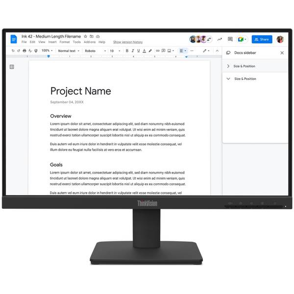 Lenovo ThinkVision S22-4e - IPS - FHD - 100Hz