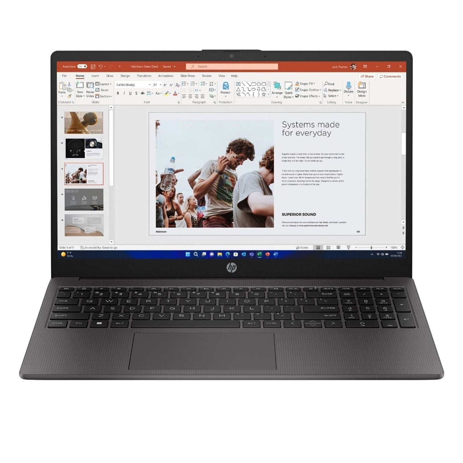 HP 255 G10 AA1D6ES#ABU - 15.6" - Ryzen 7 7730U - 16GB RAM - 512GB SSD - Win 11 Pro