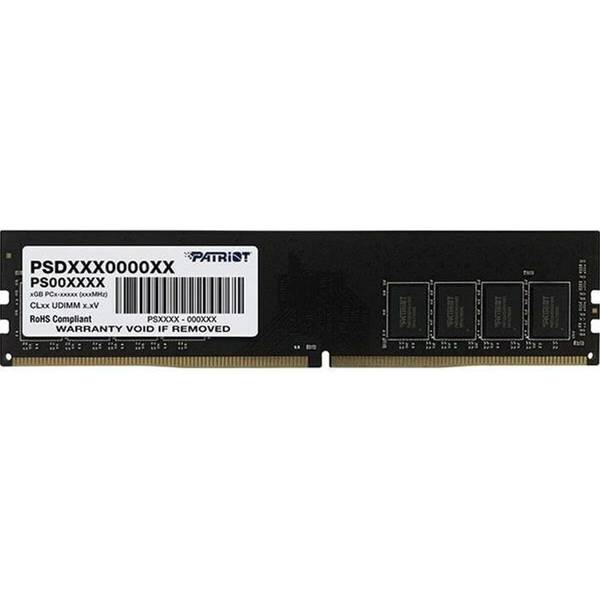Patriot Signature Series (PSD48G32002) 8GB, DDR4, U-DIMM, 3200MTs, CL22, 288 Pin, Limited Lifetime Warranty