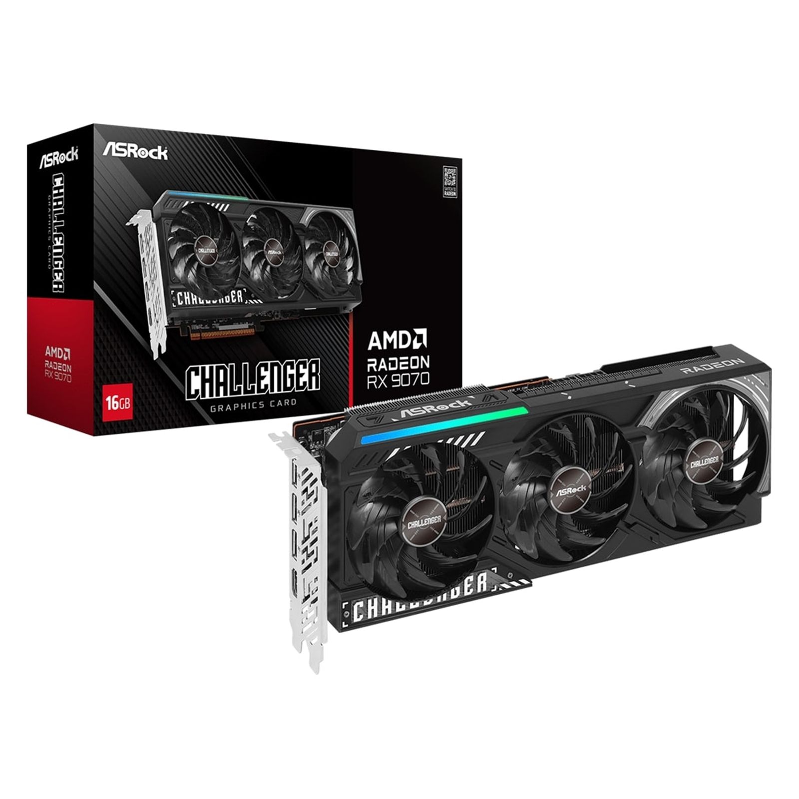 ASRock AMD Radeon RX 9070 Challenger OC - 16GB GDDR6