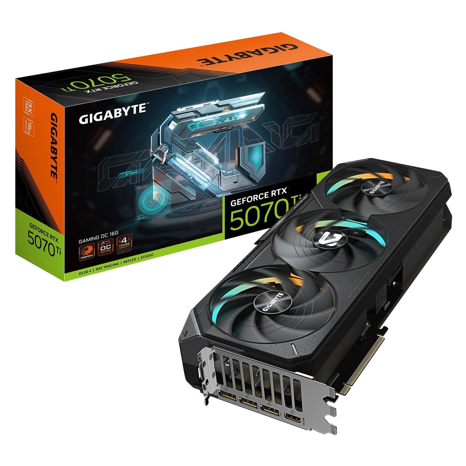 Gigabyte NVIDIA GeForce RTX 5070 Ti GAMING OC - 16GB GDDR7